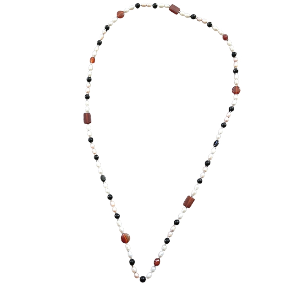 Elegant Multi-Color Beaded Necklace